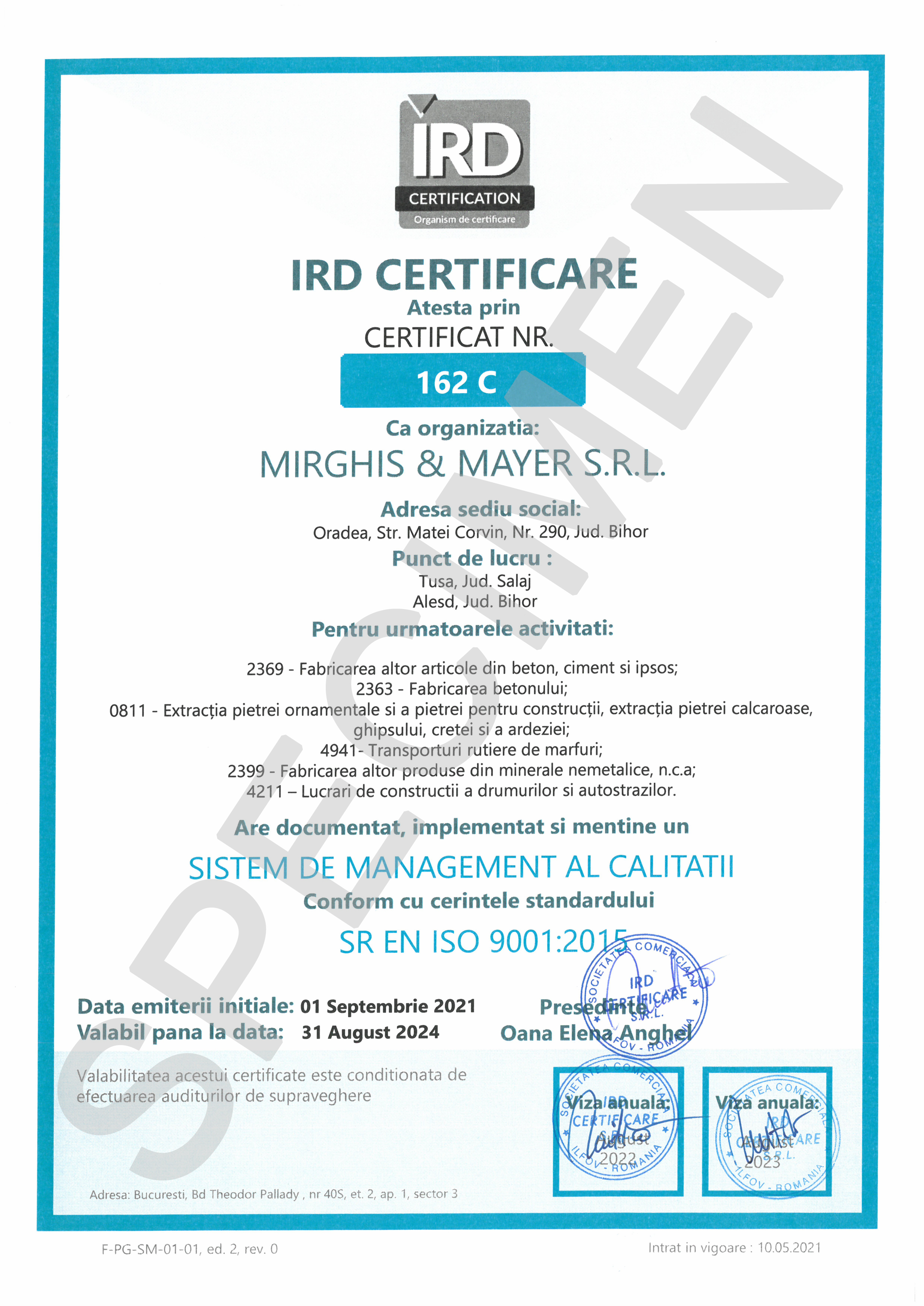 Certificate ISO Mirghis&Mayer SRL_viza aug.23-1